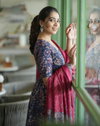 Navy Blue Colour Rayon Print Kurti With Bottom Dupatta Wholesale Online Aaradhna 2035